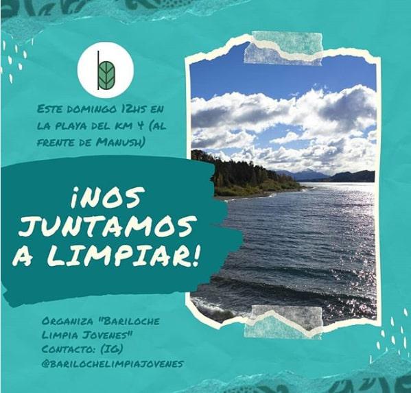 Este domingo, Bariloche Limpia J&oacute;venes invita a jornada colectiva