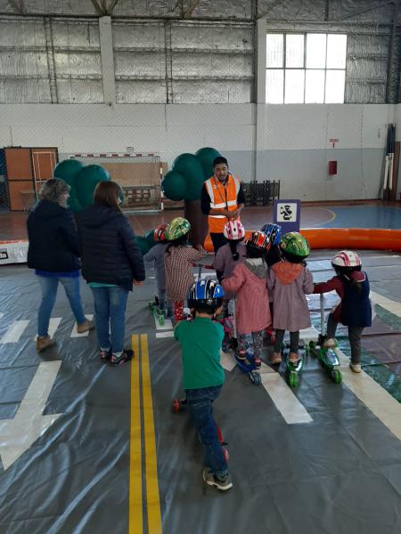 Exitosas jornadas de Seguridad Vial en el Gimnasio N&deg; 1