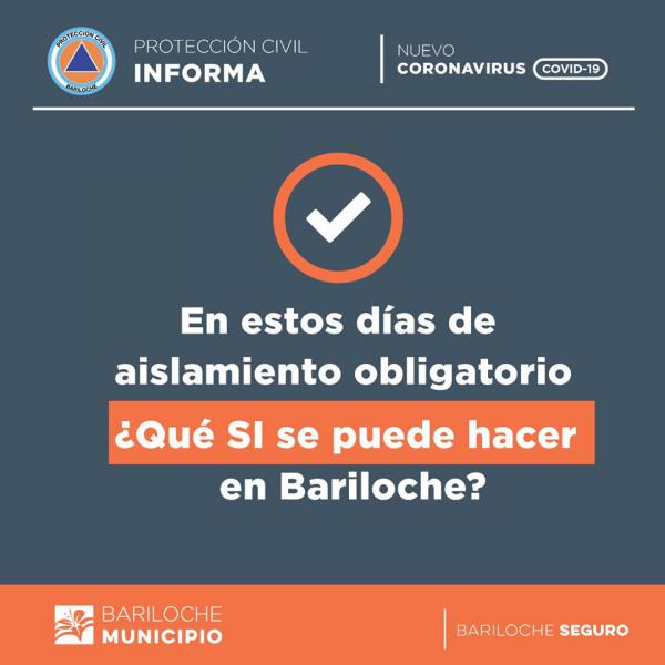 Lo que S&Iacute; puede hacerse en Bariloche