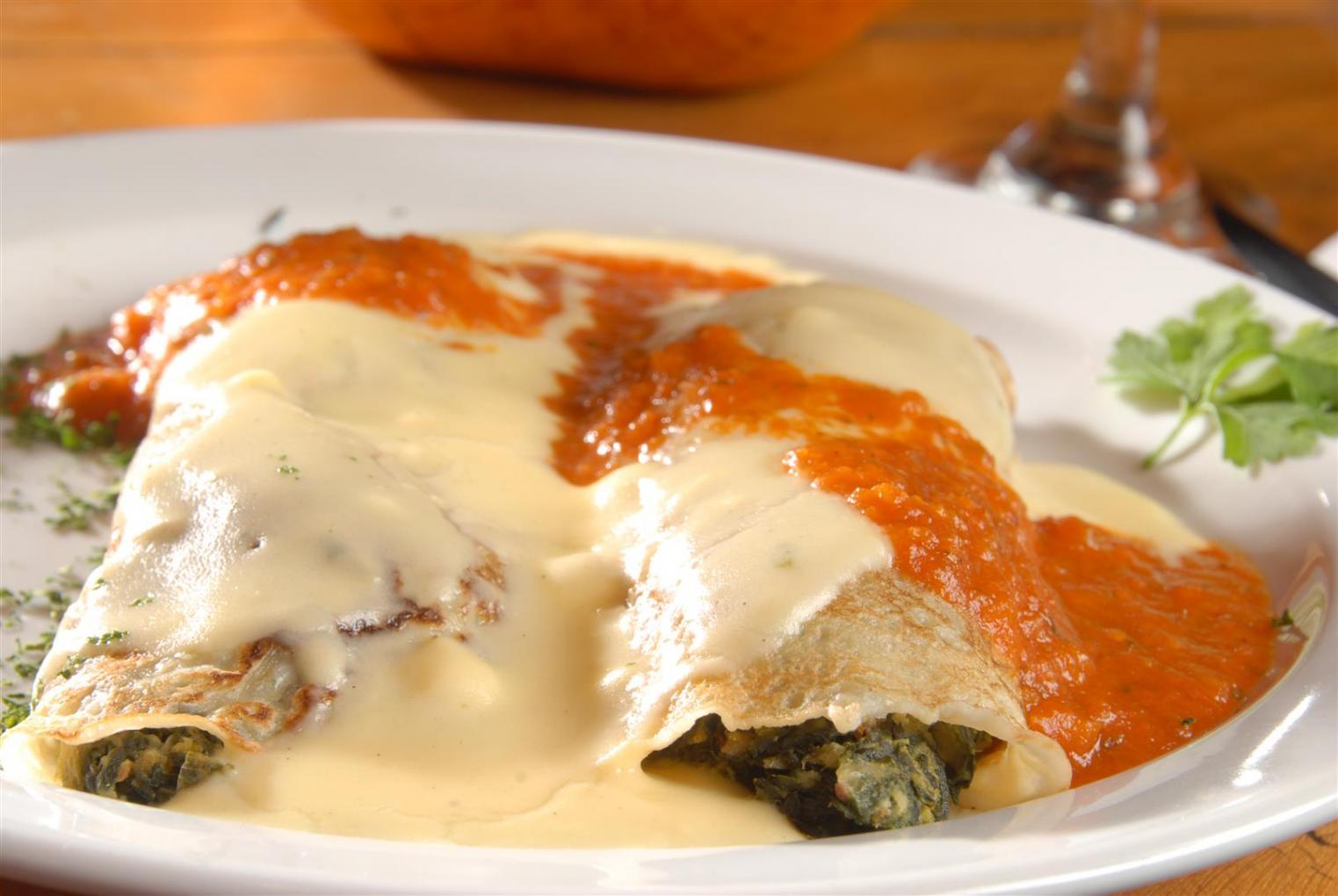 El plato del d&iacute;a Canelones a la Rossini