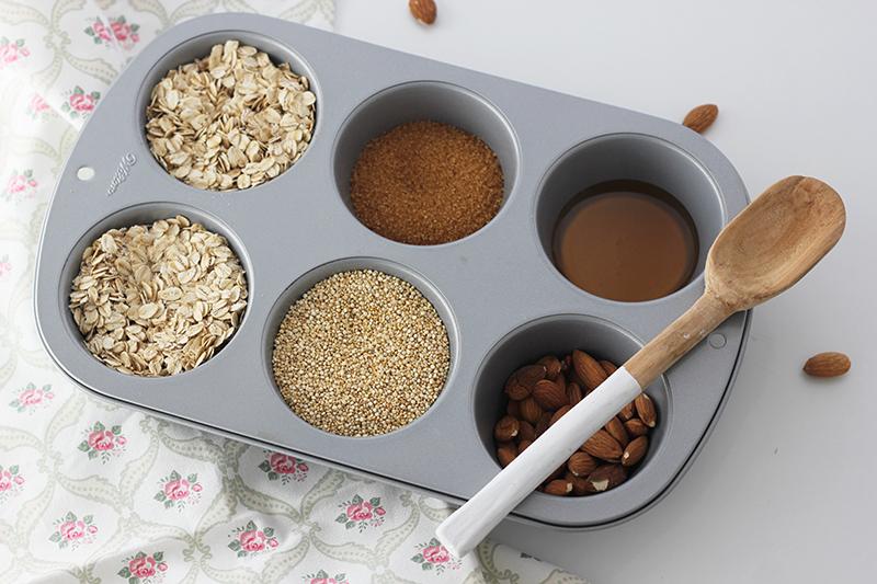 COMO PREPARAR GRANOLA CASERA de Avena, Quinoa y Almendras