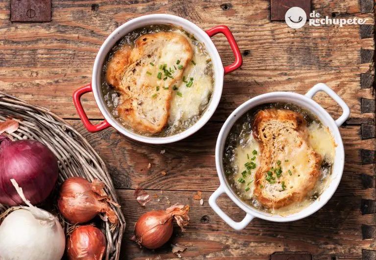 Sopa de cebolla. Receta tradicional francesa