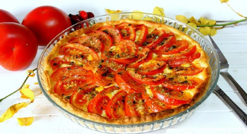 Tarta de tomates: exquisita e ideal para un brunch o acompa&ntilde;ar la merienda