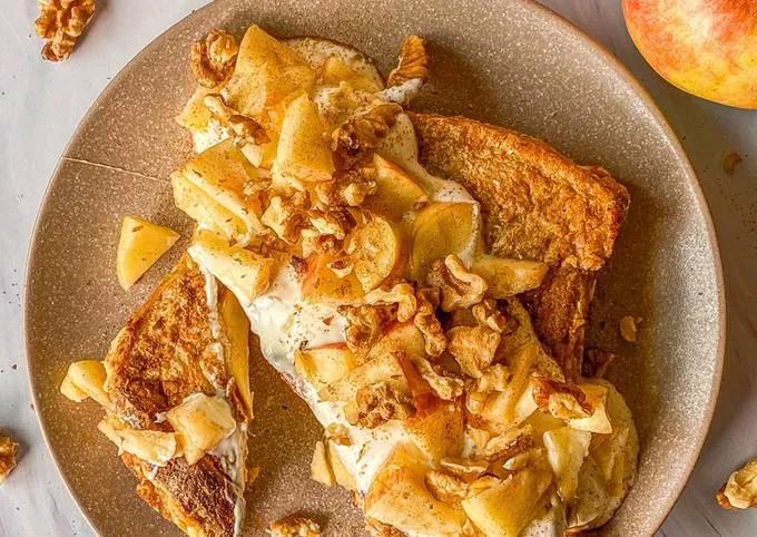 Un desayuno especial: hac&eacute; tostadas con manzana, canela y miel