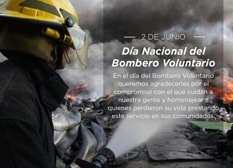 2 de Junio D&iacute;a del Bombero Voluntario simplemente GRACIAS !!!