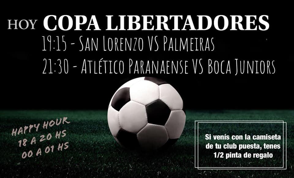 Hoy Copa Libertadores en Hutton Beer