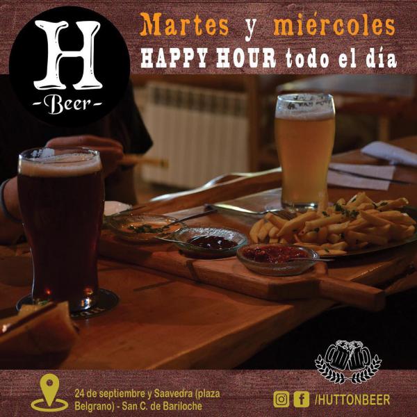 MARTES Y MI&Eacute;RCOLES HAPPY HOUR TODO EL D&Iacute;A