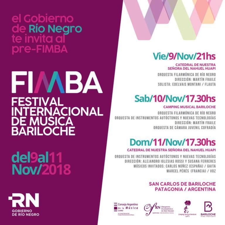 FIMBA, FESTIVAL DE MUSICA INTERNACIONAL BARILOCHE