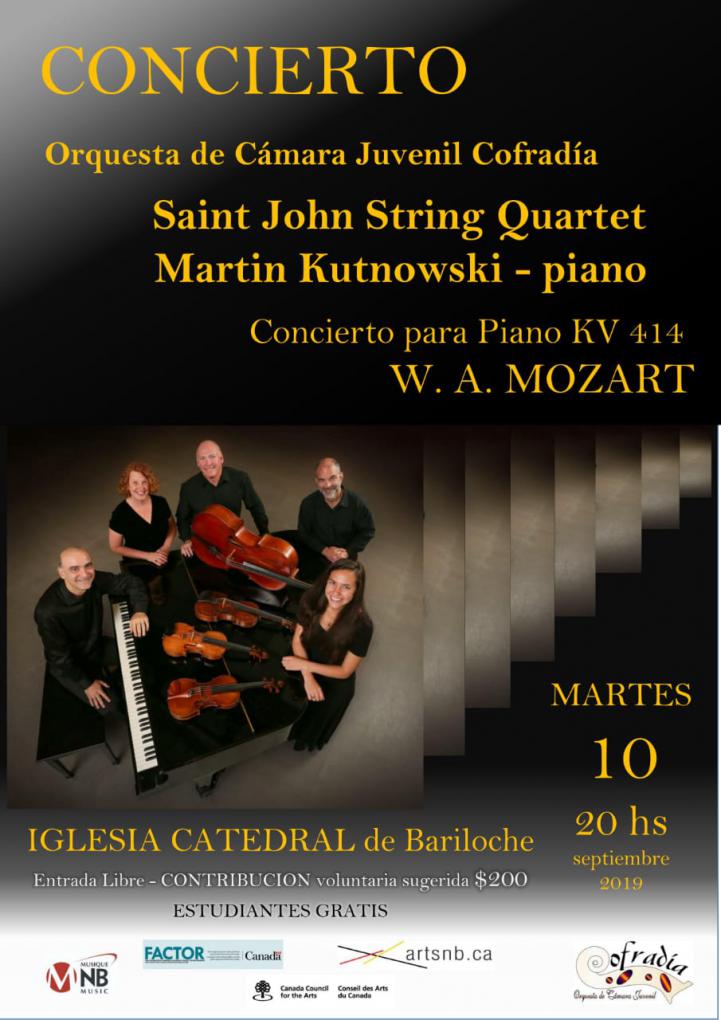 Orquesta de C&aacute;mara Juvenil Cofrad&iacute;a y Saint John String Quartet