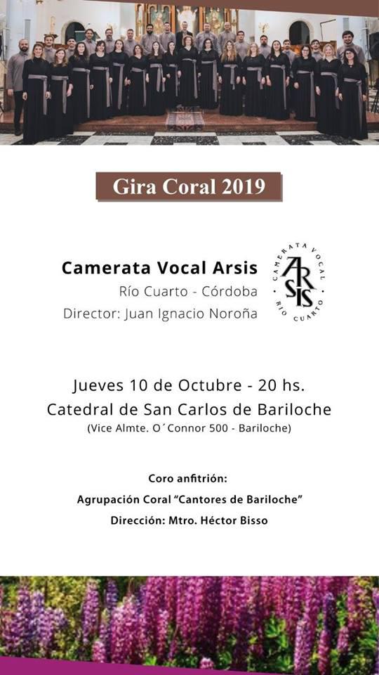 Concierto "Gira Coral 2019" CVA | Cantores de Bariloche