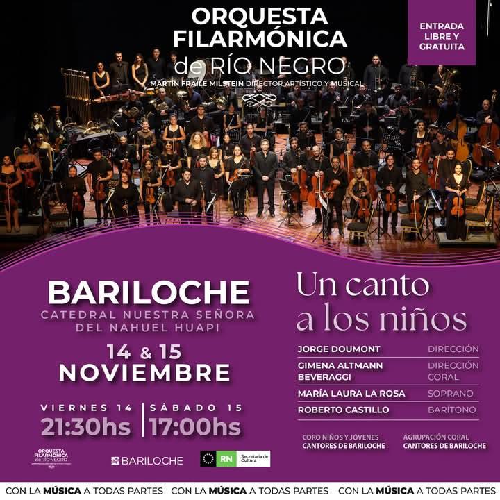 Orquesta Filarmonica de R&iacute;o Negro y Cantores de Bariloche