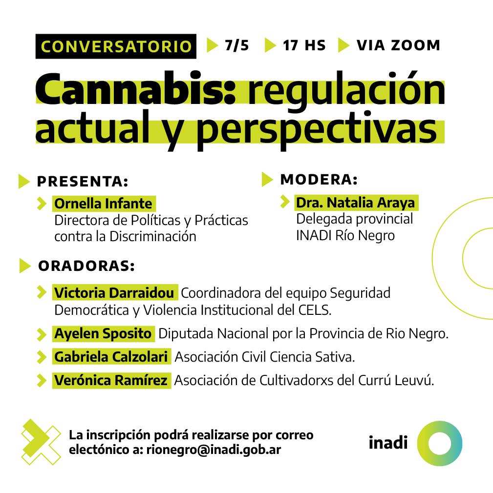 Conversatorio "Cannabis: regulaci&oacute;n actual y perspectivas"