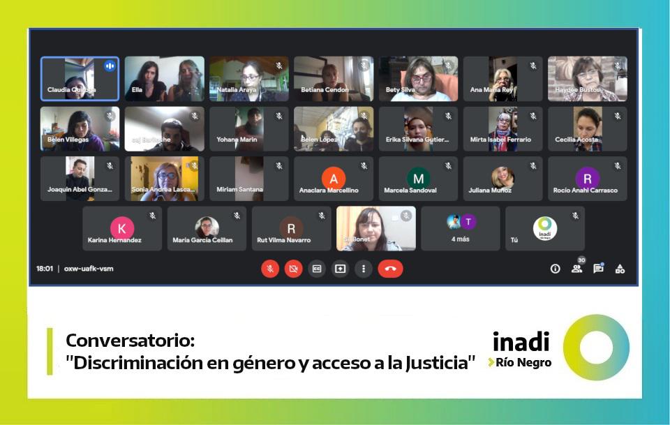 Se realiz&oacute; el conversatorio: "Discriminaci&oacute;n en g&eacute;nero y acceso a la Justicia"