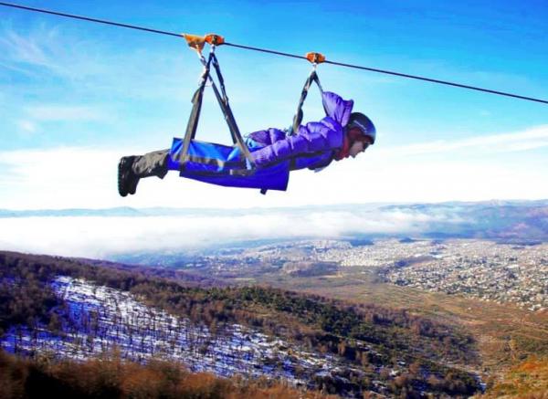 ZIPLINE / Complejo Piedras Blancas / Bariloche. Patagonia. Argentina