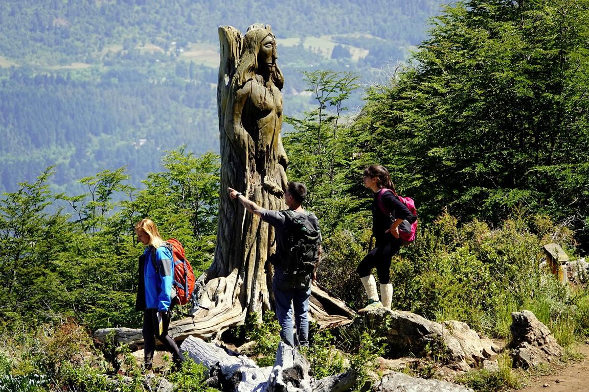 El bosque tallado: un museo a cielo abierto en las alturas del Piltriquitr&oacute;n