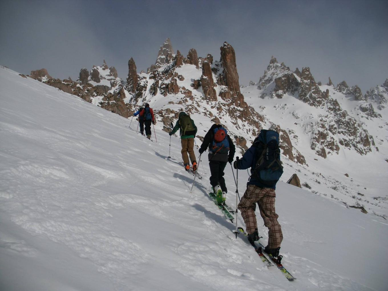 Trekking de invierno a los refugios