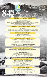 Programa de Festejos de la Semana del 84&deg; Aniversario de Villa La Angostura