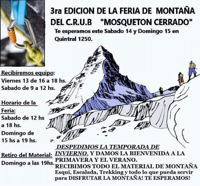 3ra. EDICION DE LA FERIA DE MONTA&Ntilde;A DEL C.R.U.B.
