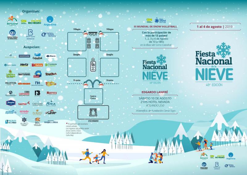 Se lanz&oacute; la programaci&oacute;n de la Fiesta de la Nieve 2019