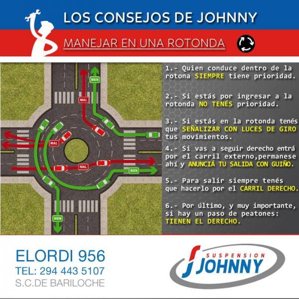 Los Consejos de Johnny - Manejar en una rotonda