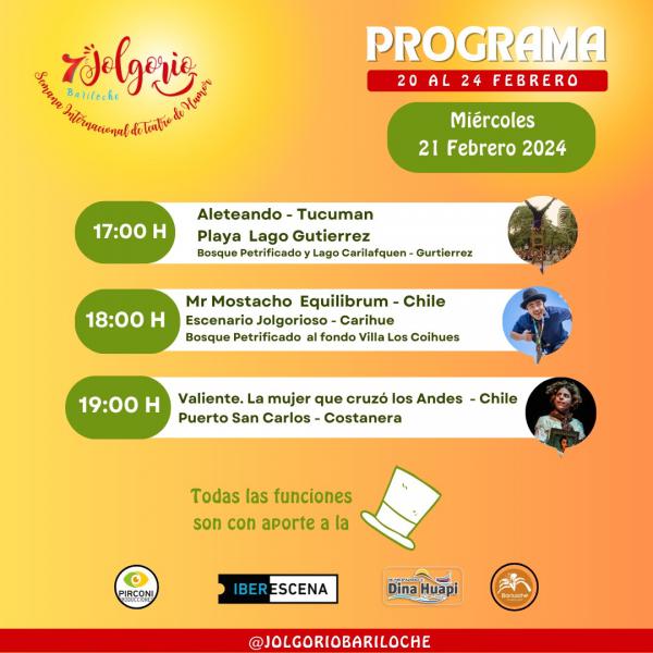 Jolgorioso DIA 2 Mi&eacute;rcoles 