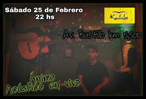 &Aacute;nimo - Ac&uacute;stico en vivo! + Noche de zapada