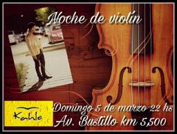 Noche de Viol&iacute;n en Kahlo