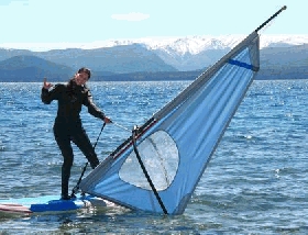 La Reina Nacional de la Nieve abri&oacute; la Temporada `09 de Kitesurf