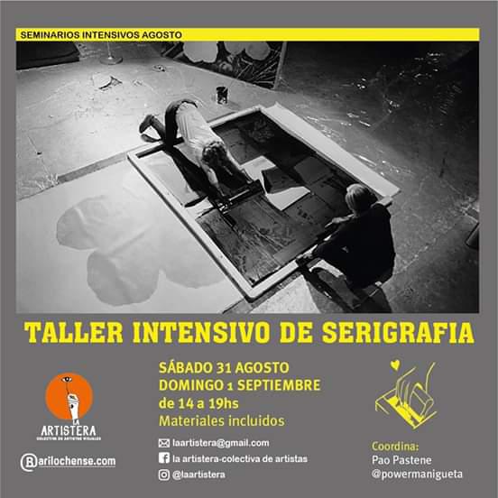 Taller Intensivo de SERIGRAFIA 