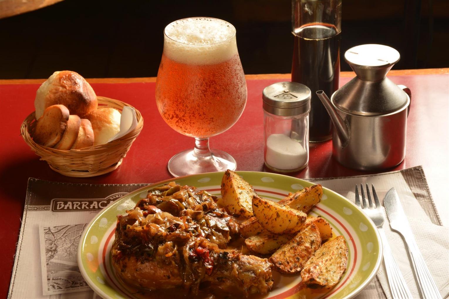 Pollo al Horno con Arroz y Zanahorias al Roquefort 