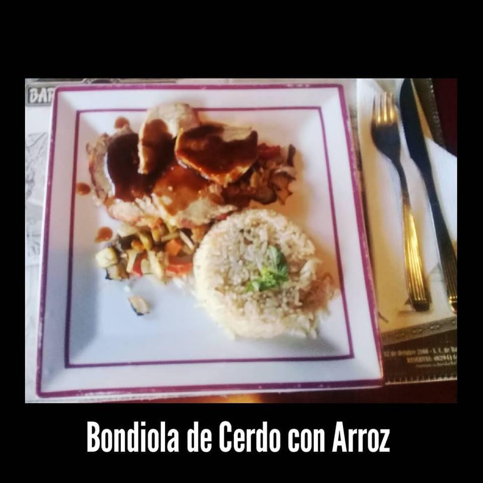 Bondiola de Cerdo con Arroz