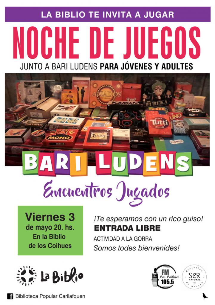 Noche de Juegos junto a Bari Ludens!