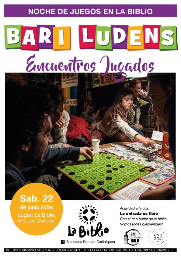 Noche de juegos junto a Bari ludens