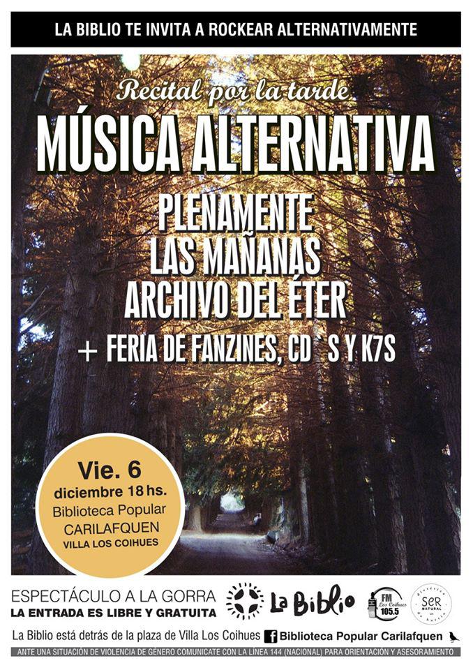 Recital por la tarde: M&uacute;sica Alternativa