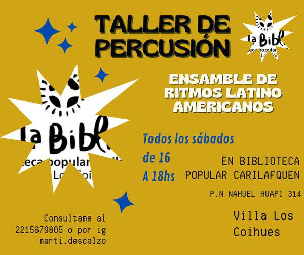 Taller de percusion