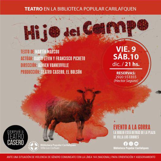 TEATRO EN LA BIBLIO: &#147;Hijo del campo&#148;