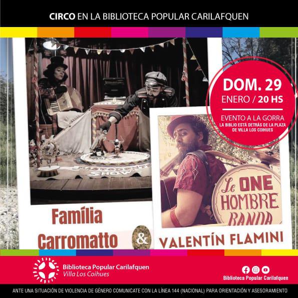Circo: La Familia Carromatto y Valent&iacute;n Flamini
