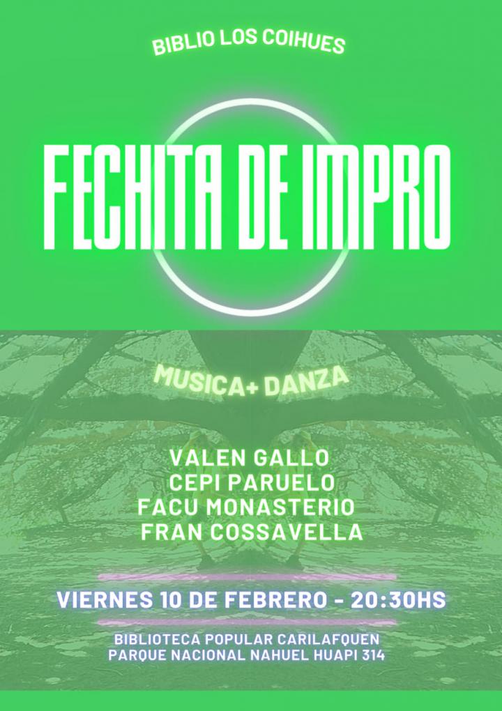 Fechita de IMPRO M&uacute;sica + Danza