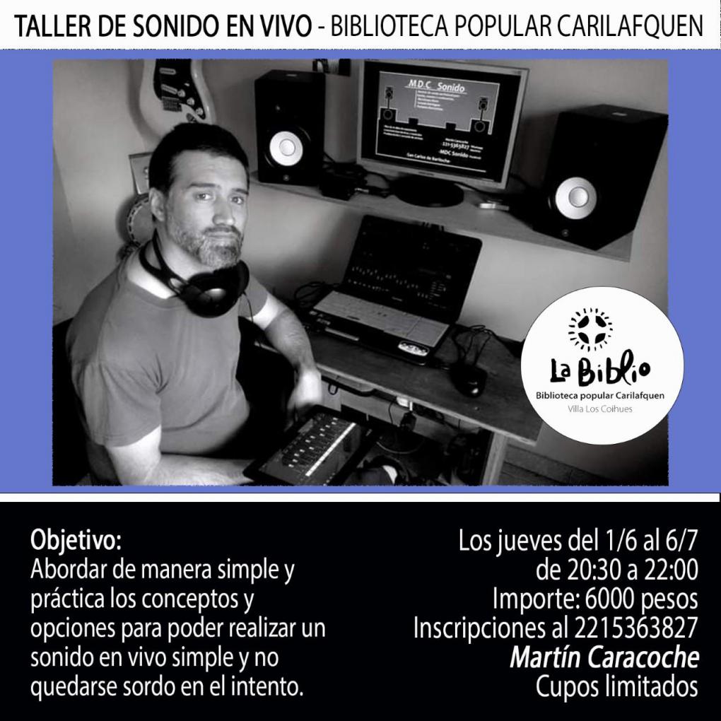 TALLER DE SONIDO EN VIVO Y SUS PORMENORES