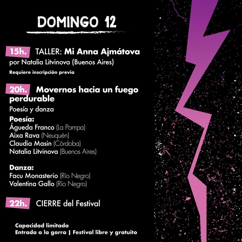 Festival "Como un rayo" - Domingo 12