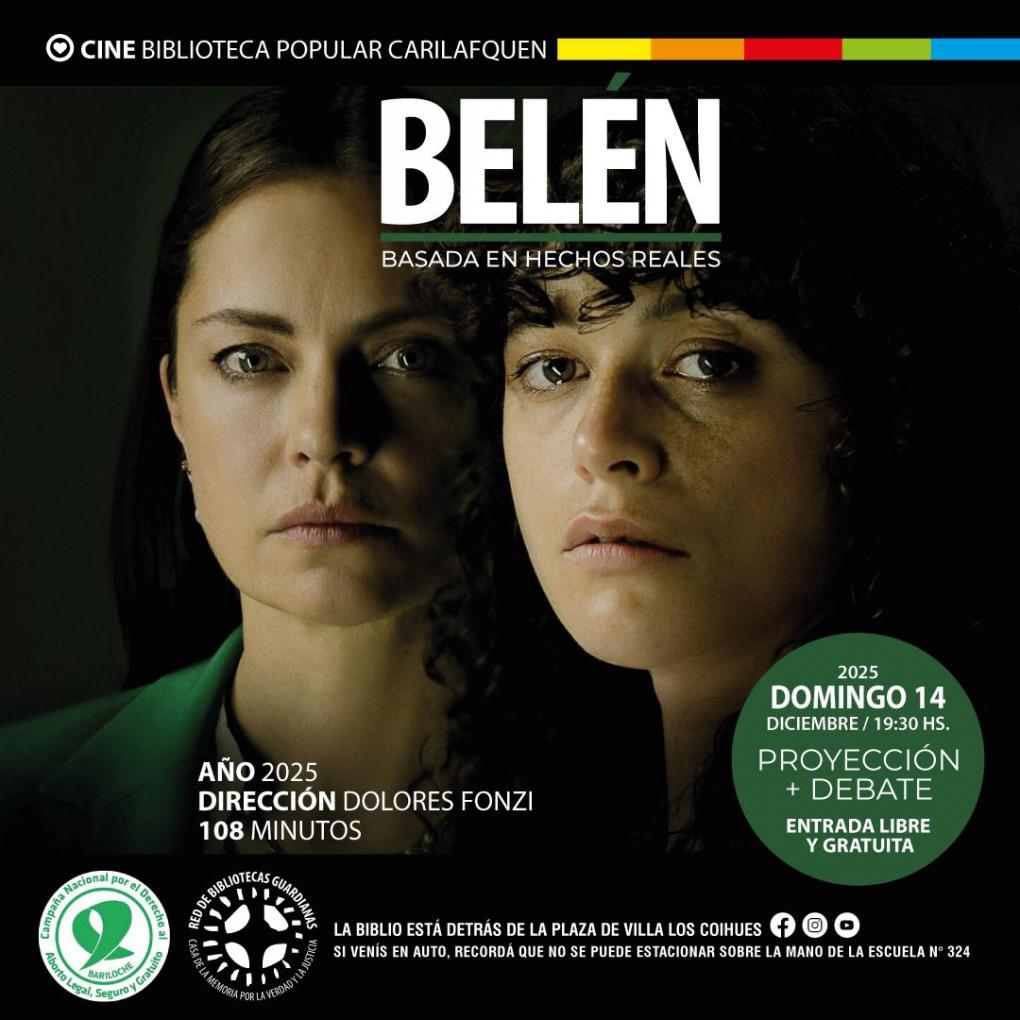 CINE en la Biblioteca Popular Carilafquen: BELÉN