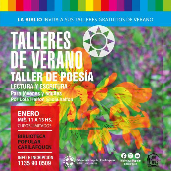 Taller de poes&iacute;a