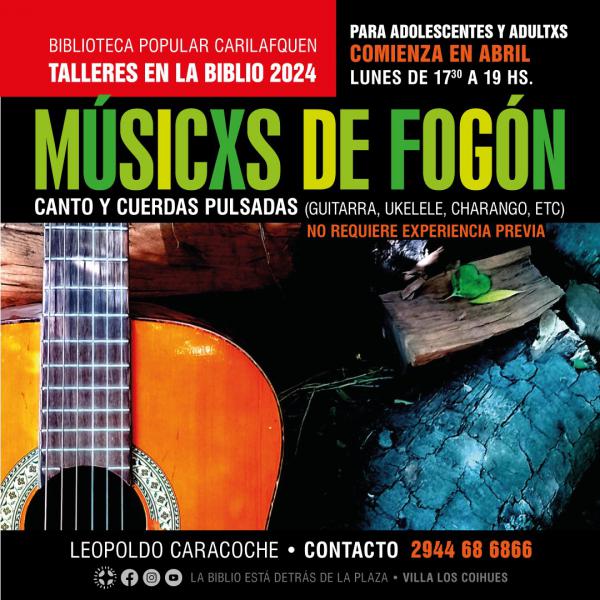 &#128314;TALLER DE MUSICXS DE FOGON