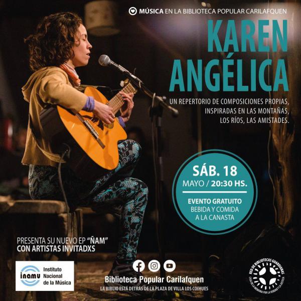  M&Uacute;SICA en La Biblio: Karen Ang&eacute;lica