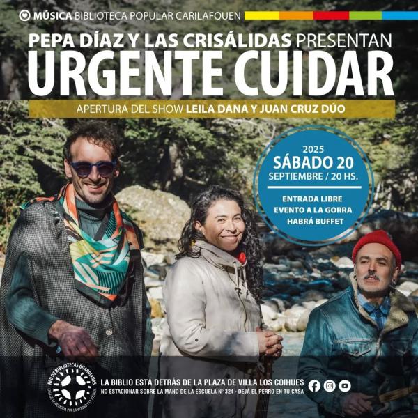 Pepa D&iacute;az y las Cris&aacute;lidas presentan: &#129728;Urgente Cuidar&#129504;