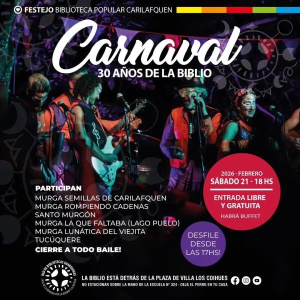CARNAVAL &middot; 30 a&ntilde;os de la Biblio 