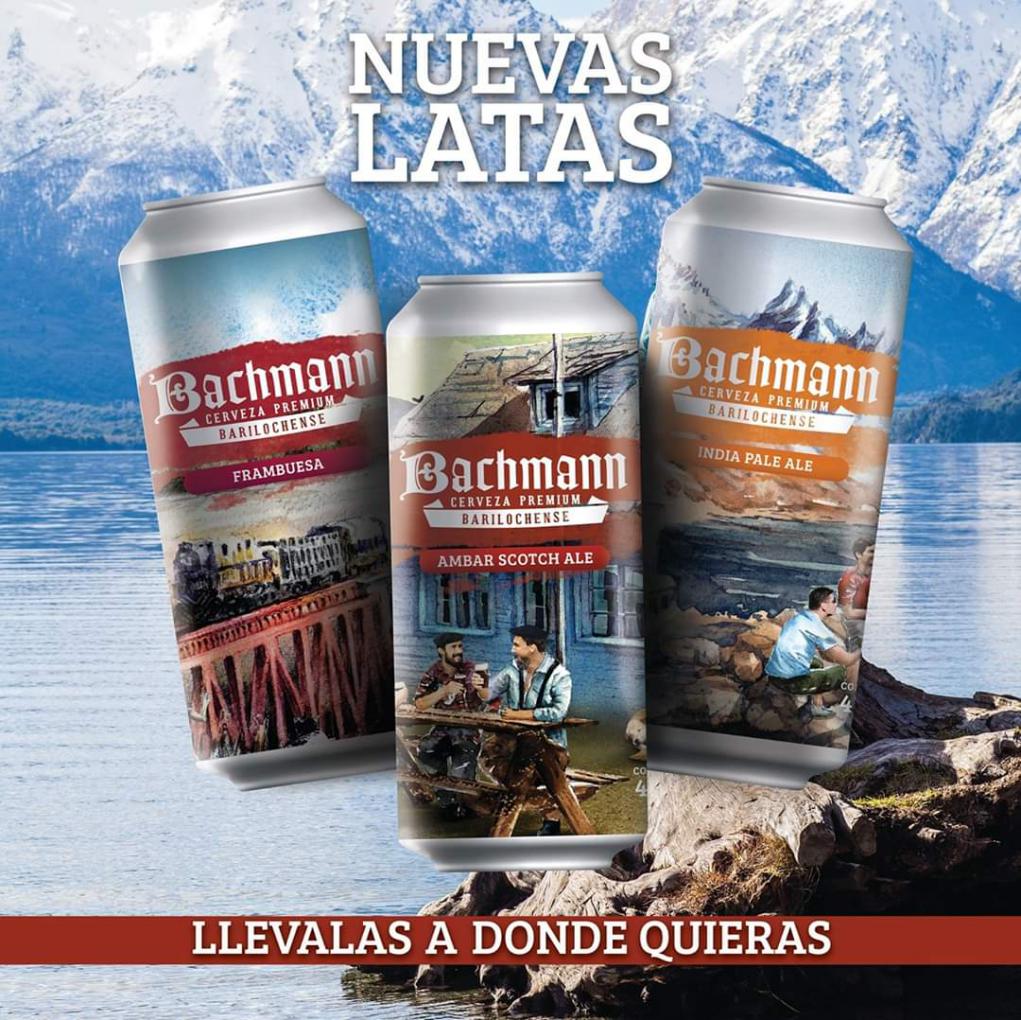 Cerveza Artesanal Bachmann lata por 473cc $ 170