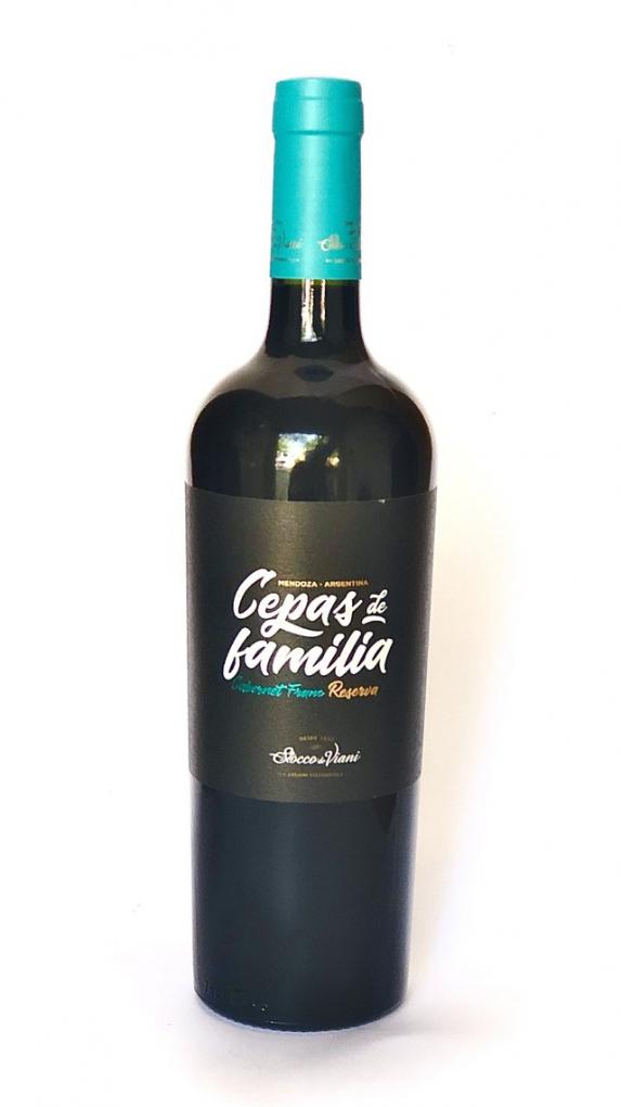 Cepas de familia reserva malbec o cabernet franc $ 595