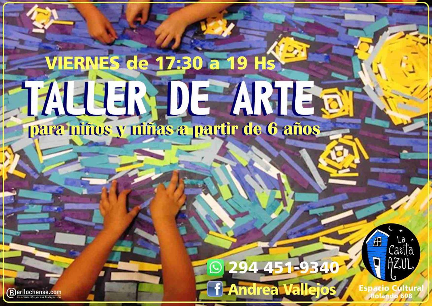 Taller de ARTE para ni&ntilde;os y ni&ntilde;as