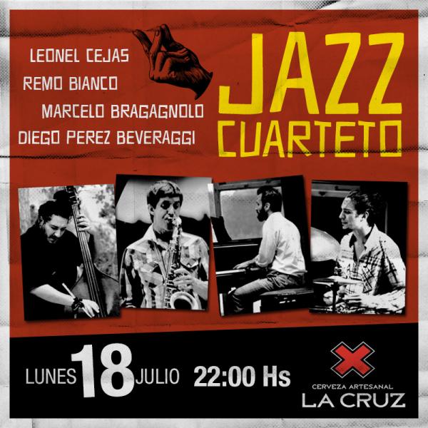 Jazz Cuarteto del bueno y en La Cruz